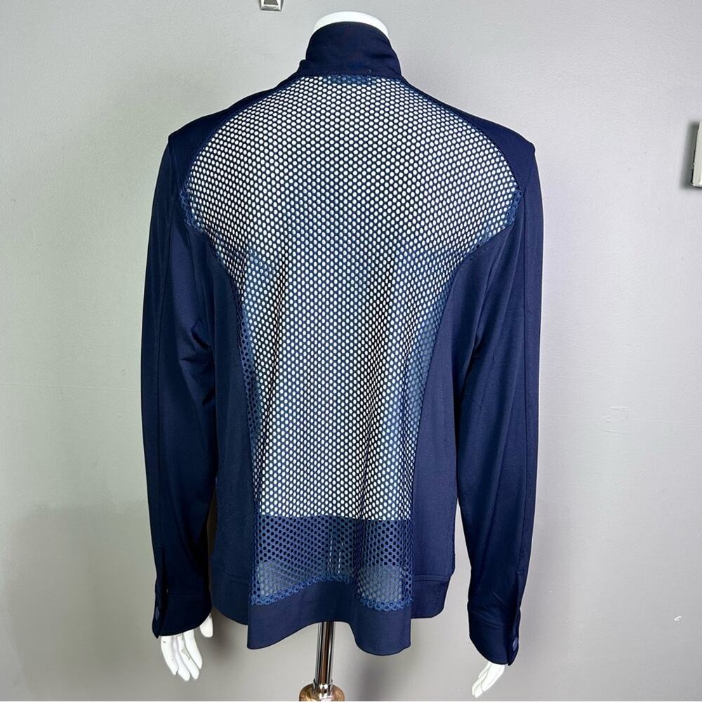 Anatomie Jacket Large netting utility sporty luxury sheer Italy blue travel - Picture 10 of 16